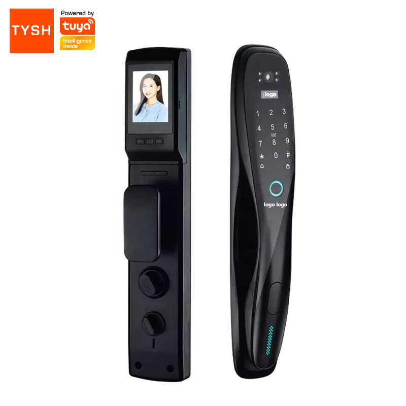 TYSH Tuya Smart Digital Fingerprint Lock Automatic Biometric Lock Rfid Ic Card Wifi App Combination Home Security Door Lock