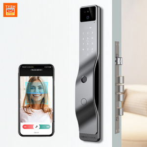 TYSH 3D Face Recognition Smart Locks For Front Door Tuya Wifi Electronic Biometric Fingerprint Password Digital Door Locks