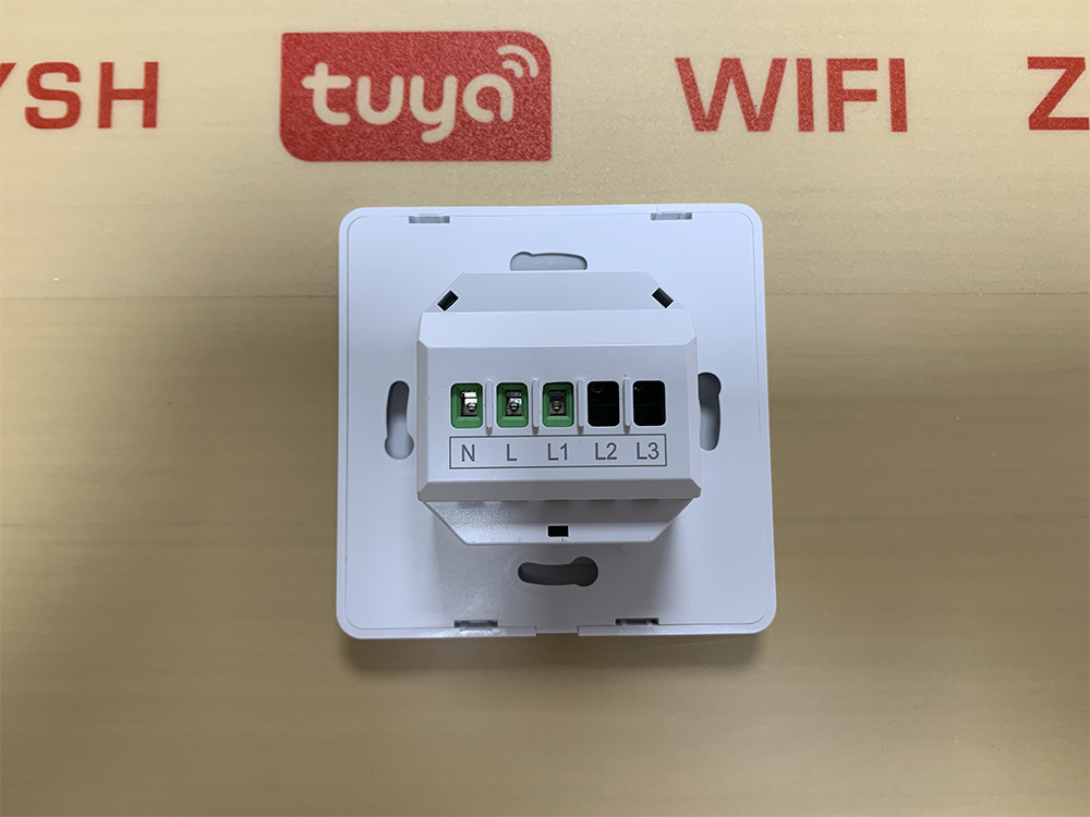 TYSH Eu Standard Electric Wall Smart Home Switch Tuya Wifi Button Switch Smart Light Switch interruptor inteligente