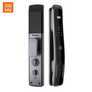 TYSH Fingerprint Electric Fully Automatic Lock Tuya App Smart Home Door Lock Biometric Fingerprint Lock For Wood Door