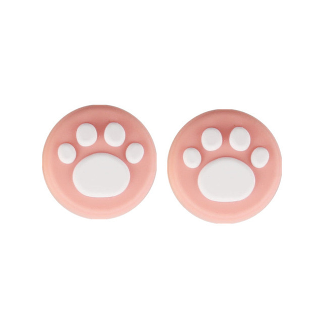 Cat Paw Silicone Analog Thumbsticks Grips Cover Cap for Nintendo Switch NS Stick Skin