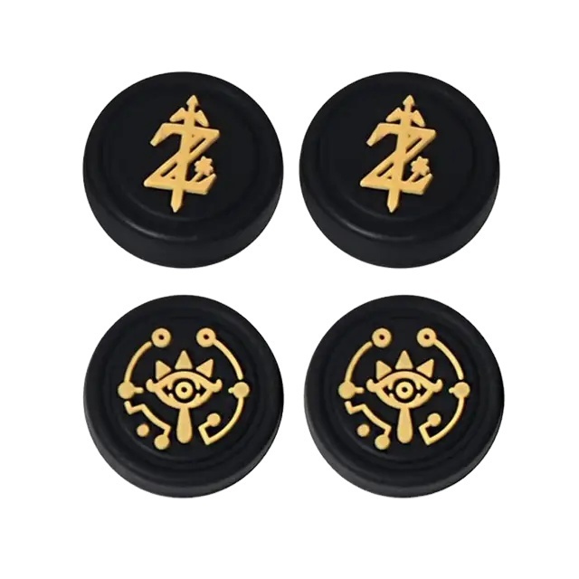 4pcs Thumb Stick Grip Caps Compatible with Switch/Switch Lite/Switch OLED Joystick Silicone Protective Cover Case