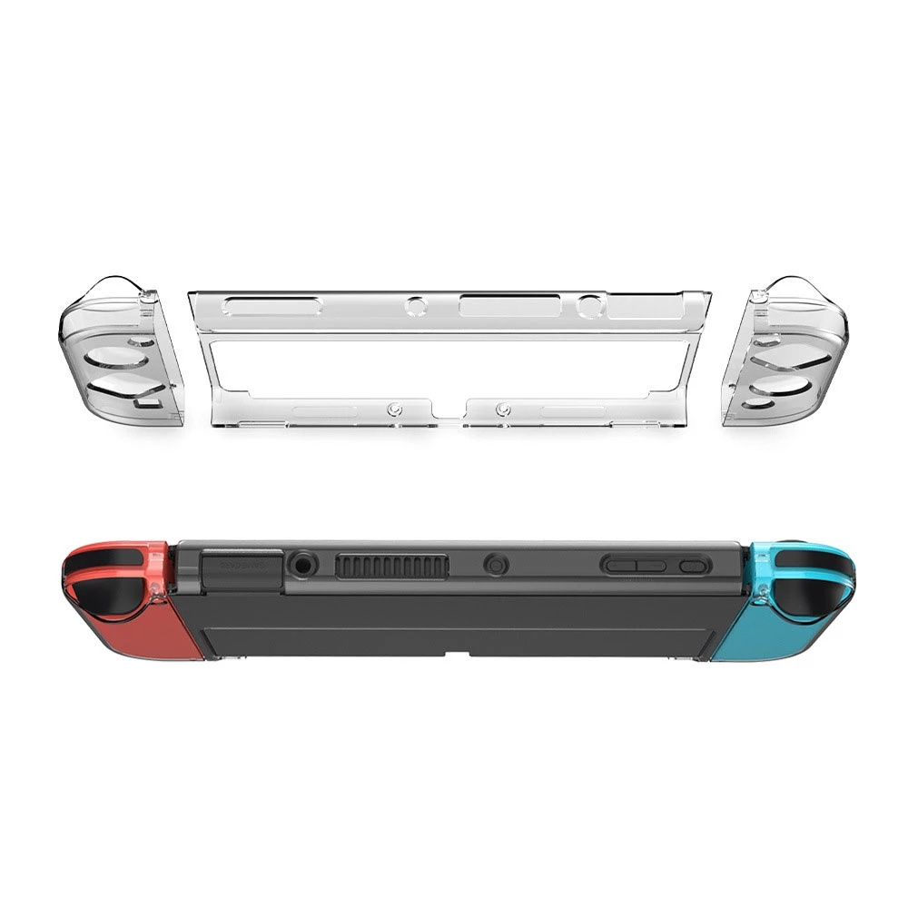 2021 Switch Oled Gaming Accessories Clear Crystal Cover Polycarbonate Case For Nintendo-Switch Oled Nintendo Switch Oled