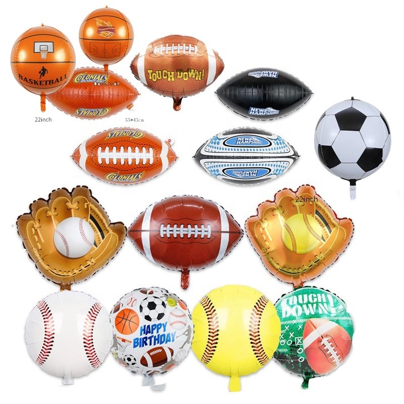 Brown green sport football theme Balloon Arch Garland kit for kid boy man birthday Father's day Party Anniversary decoration