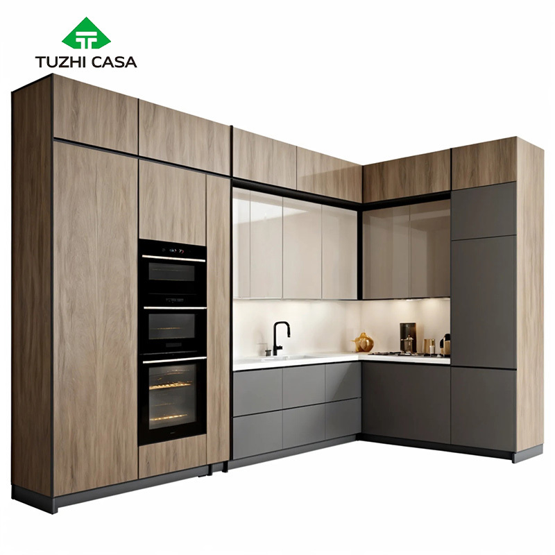 TUZHI CASA 2024 Modern Kitchen Cabinets Thailand Ready Made Kitchen Cabinets