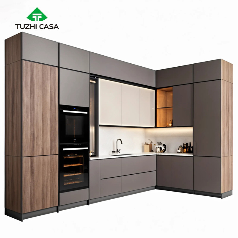 TUZHI CASA 2024 Modern Kitchen Cabinets Thailand Ready Made Kitchen Cabinets