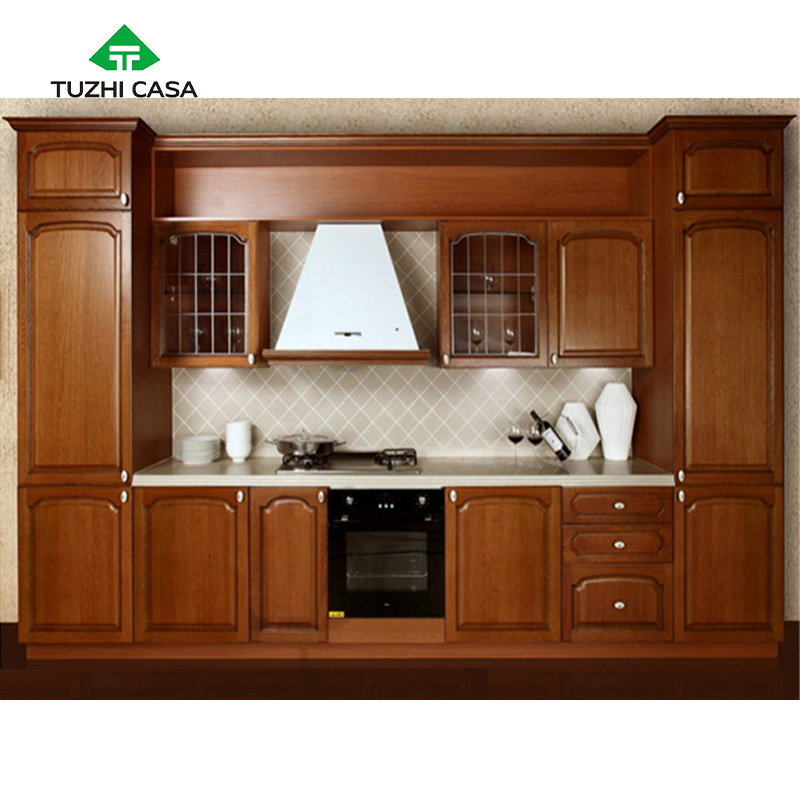 TUZHI CASA 2024 New Kichen Cabinets Kitchen Modern Kitchen Cabinet Designs Solid Wood