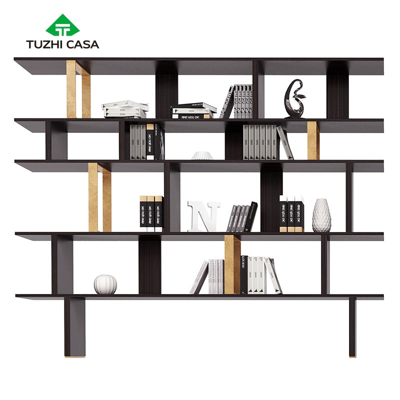 bookshelves wall modern cube gold black short steel metal bookcase bookshelf