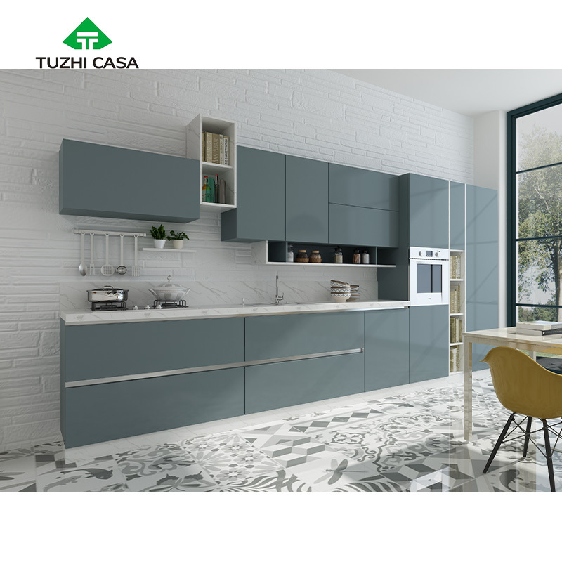 TUZHI CASA 2024 Concept Modern Cheap Kichen Cabinets Doors Pantry Outside German Wood Furniture Kitchen Cabinet Made In China