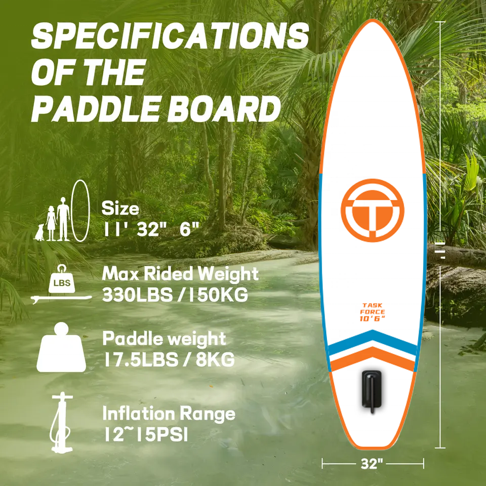 New Customizable Inflatable Sup Stand Up Surfing Swimming Freestyle Hand Stand Up Paddle Board For Water Sports