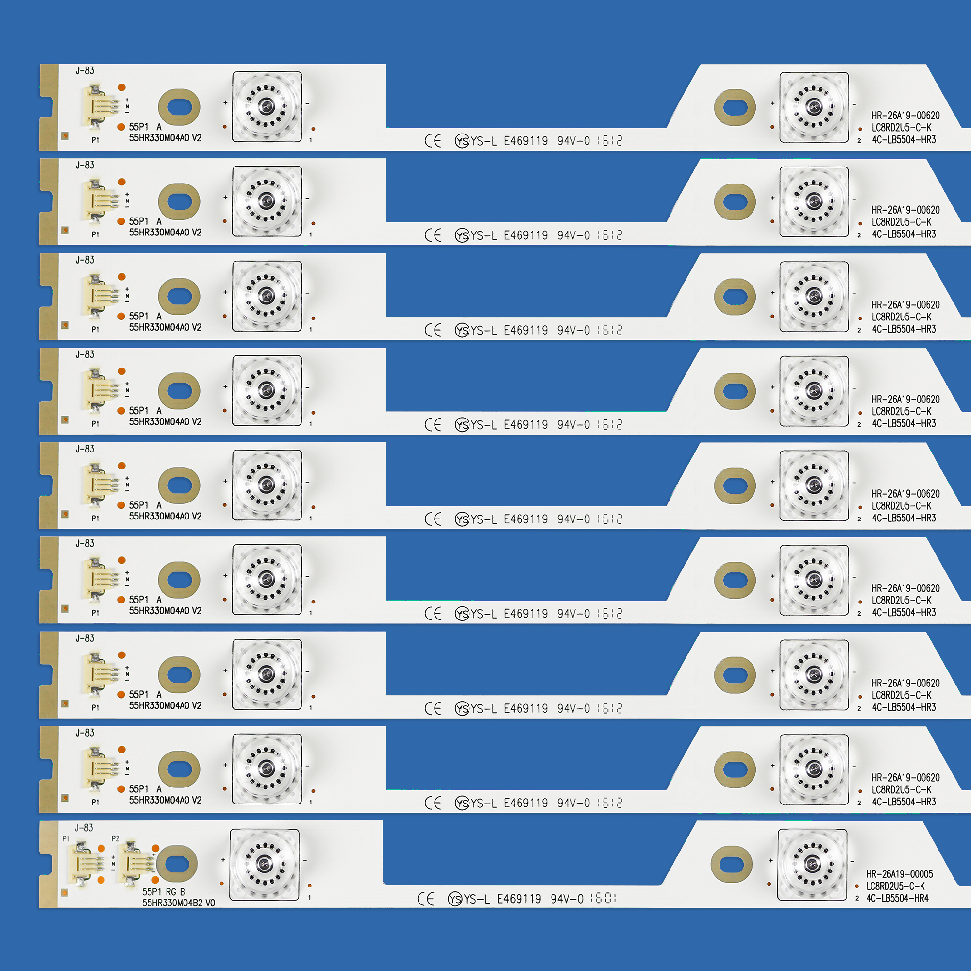 XC-911 Suitable for 55 inch HR LED TV Backlight 4C-LB5504-HR3 HR4 /55HR330M04A2 V0 TCL L55P1-UD L55P1S-CF TCL B55A739 55UP13