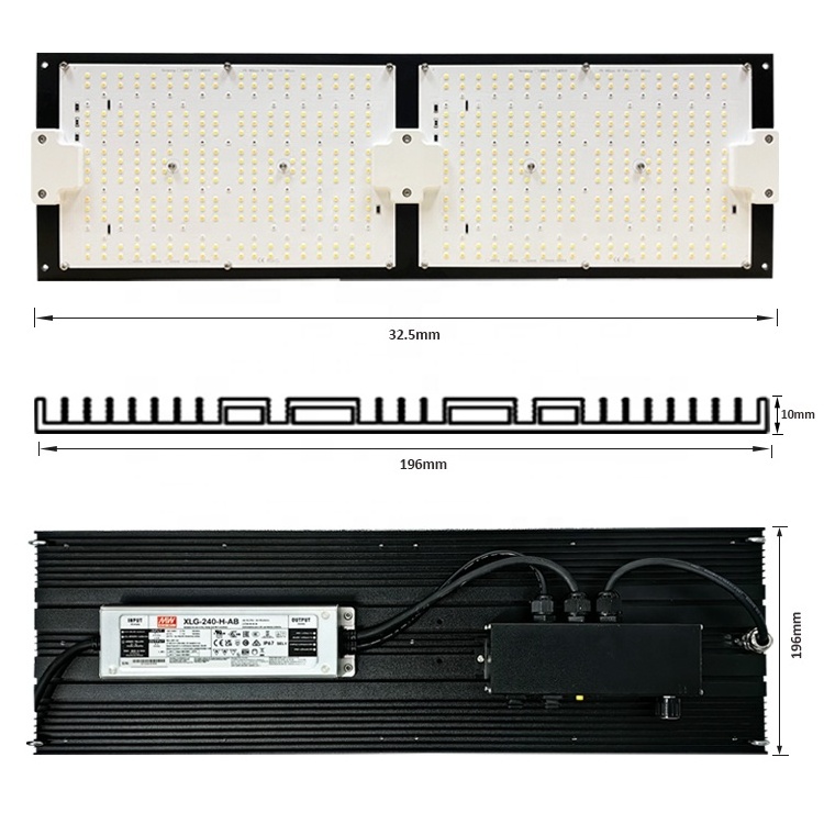 240W LM301H Evo Board Grow Light UV IR Samsung lm301b lm281b Indoor Plants Dimmable Novedades Panel Grow Led Light