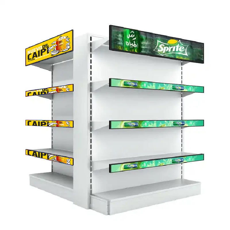 Customized Lcd Bar Monitor Display 19 21 23 24 28 29 35 36 37 43 47 48 88 Inch Shelf Digital Signage Ultra-Wided Shelf Screen