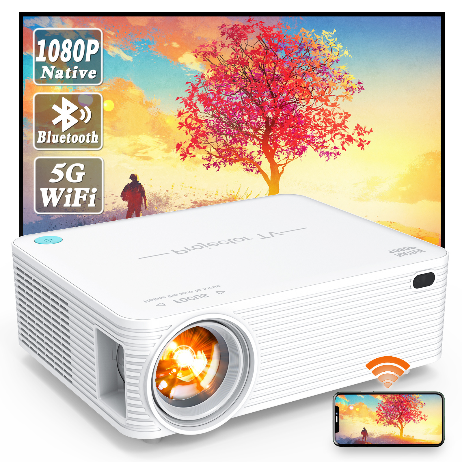 LightValve Led Mini Proyector Portail Full Hd Video  Projecteur 1080P Supplier 4K A30 Projector Screen portable projector