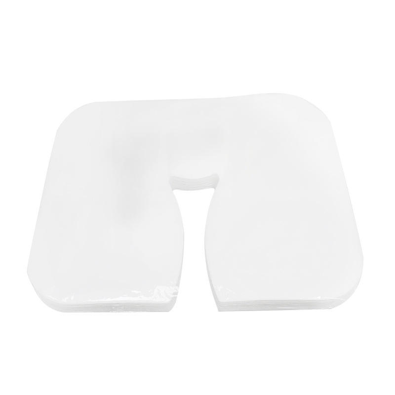 Disposable non-woven Head Pillow Face Cradle Cover 500 head spa bed massage bed sheet cushion pillow cover