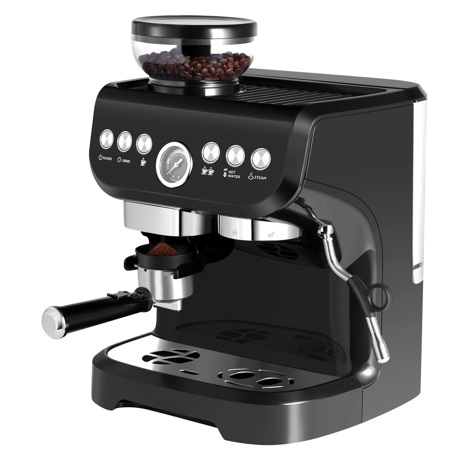 Multi-funtion Fully Automatic 19 BAR Profesional Espresso Coffee Jespresso Machine With Milk Frother