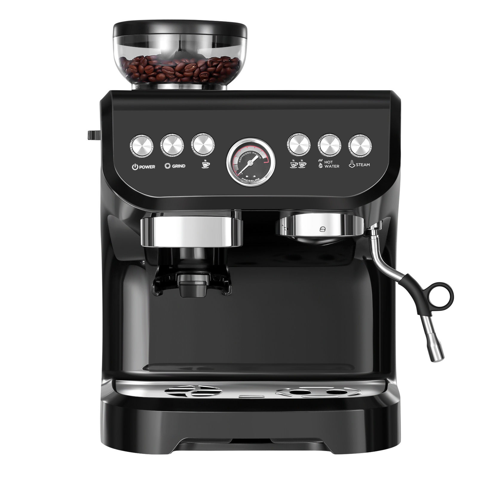 USA Warehouse Custom high quality popular new electric espresso  coffee maker with 10 cup glass jar