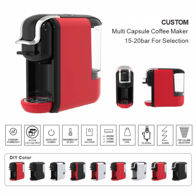 Professional home appliances small coffee Machine K Cup Coffee Machine mix 3 in 1 coffee brewer