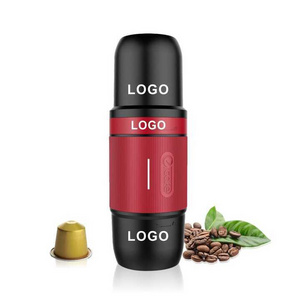 Capsule and Powder Portable Coffee Maker Coffee Machine Usb Aluminum High Quality Home Multi Functional 2 in 1 OEM Plug in 5v