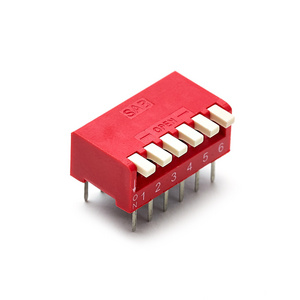 Mini Dip Piano Switch 2.54mm Piano Type Dip Switch 2 3 4 5 6 7 8 10 12 Position NP Series - New Piano Type Dip Switch