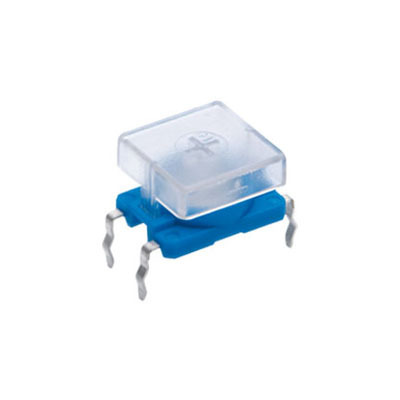 4 Pin Blue White Button Switch Square Silent Micro Switch For Mouse Both Cap And Plunger Availability Tactile Switch