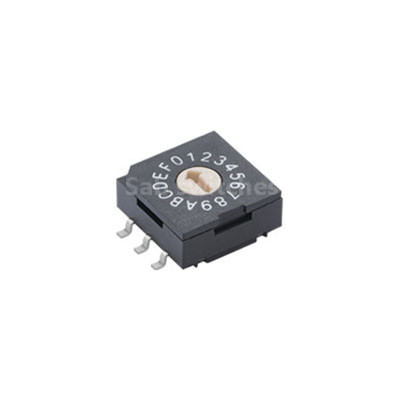 Quality Reliable Electronic Rotary DIP Switch 8, 10, 16 Number Of Positions Rotary Dip Switch