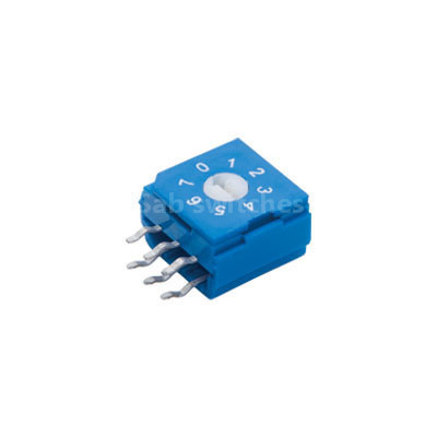 Quality Reliable Electronic Rotary DIP Switch 8, 10, 16 Number Of Positions Rotary Dip Switch