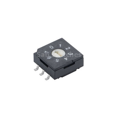 Quality Reliable Electronic Rotary DIP Switch 8, 10, 16 Number Of Positions Rotary Dip Switch