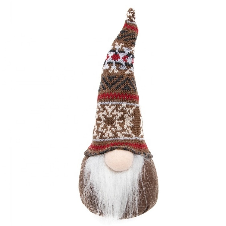 Cheerful little gnomes plush toys scandinavian yule nordic santa gnome christmas decoration