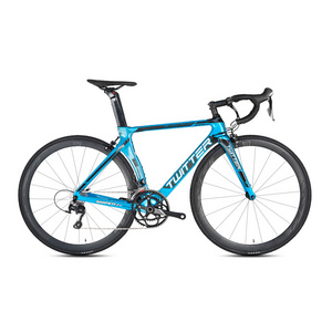 TWITTER Cheap carbon Aero Road bike 700C Road Bicycle with Claris 16speed Racing Road Bike