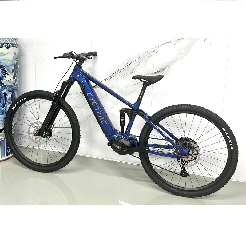 2024 Bafang M510 250W Aluminum 140 travel Suspension Electric Bike Bicycle  Mountain MTB Ebike 4 piston hydraulic brake