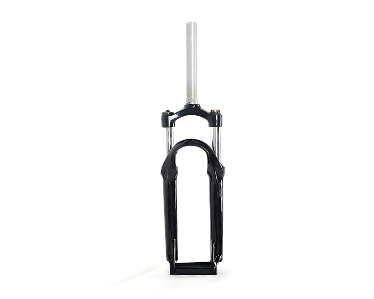 20 24 26 inch bicycle Alu alloy suspension fork with silver stanchion 28.6mm Coil Spring MTB fork