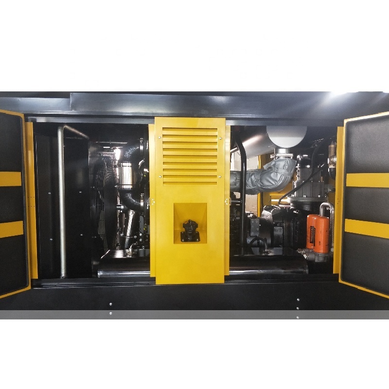 High Pressure 920 Cfm 20 Bar 265kW Diesel Engine Portable Mining Screw Air Compressor For Water Well Drilling Rig