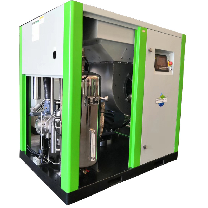 Best 22kw 30hp 10 Bar Medical Grade Water Cooled Oil Free Screw Air Compressor For Food Industrial