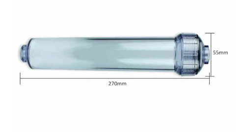 10 inch Clear Empty Inline Refillable Water Filter Cartridges for RO System Filter parts