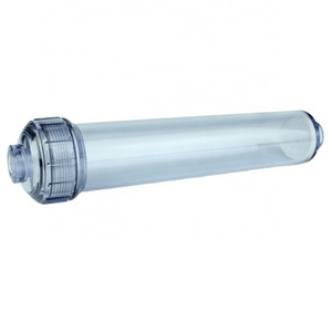 10 inch Clear Empty Inline Refillable Water Filter Cartridges for RO System Filter parts