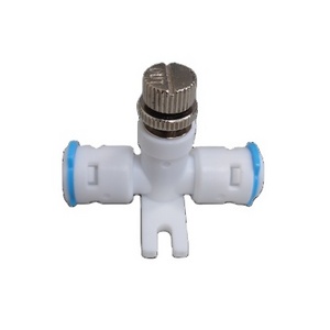 Reverse Osmosis 1/4" Hose RO Water Flow Adjust Valve Regulator Waterflow Control Valve Connector Fitting Water Speed Controller