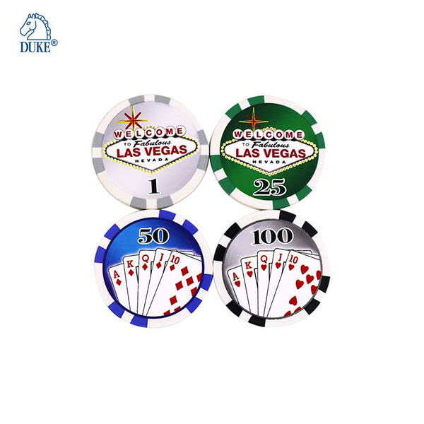 Professional Poker Game Set ABS Las Vegas Poker Chips