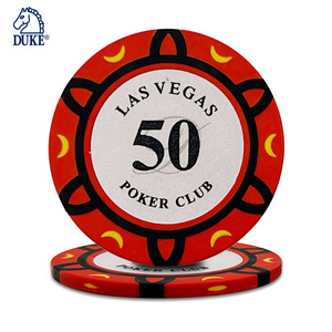 Clay Poker Chip with Sticker - 40mm - No.17