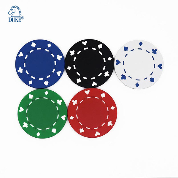 ABS plastic multi-color Blank Poker Chips in bulk