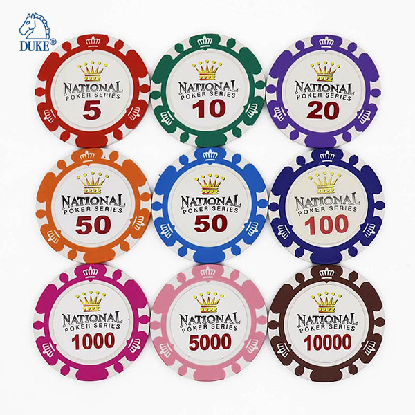 Poker Game Room Custom Inlay Sticker Clay Poker Chips