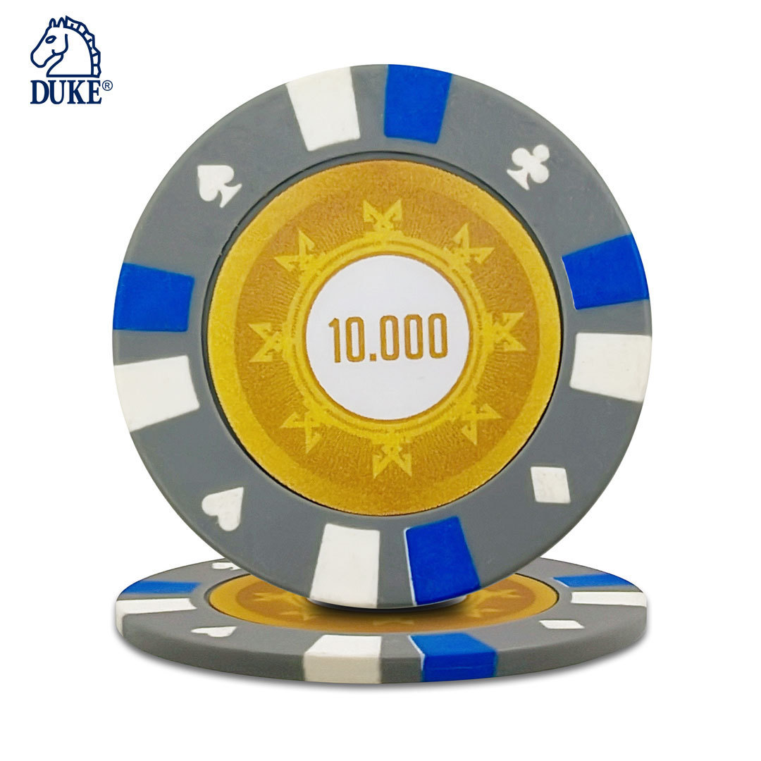 Clay Poker Chip with Sticker - 40mm - No.18