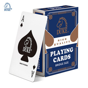 Duke Standard Bridge size Black Core Paper Playing Cards