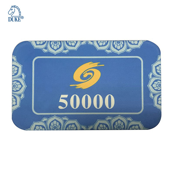 Whole Chips Customized Design Rectangular Ceramic Poker Chip wholesale