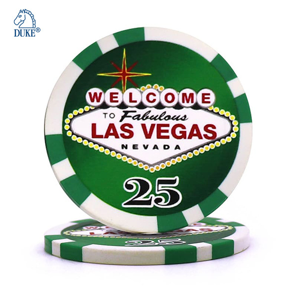 Professional Poker Game Set ABS Las Vegas Poker Chips