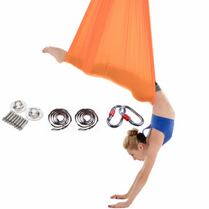 Wholesale Premium Durable Silk Fabric 5.5 Yards Flying Aerial Yoga Hammock Swing