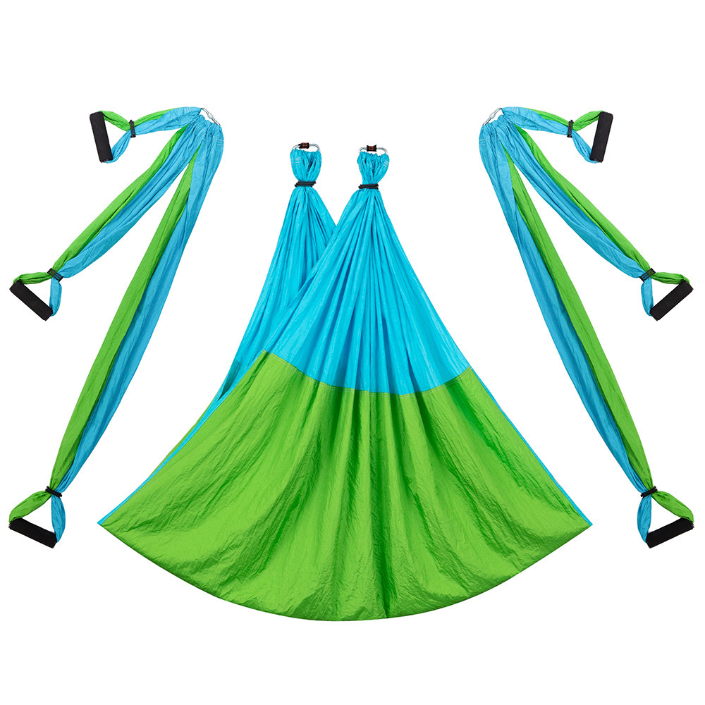 Wholesale Gym Home Fitness Splicing Inversion Yoga Hammock Flying Aerial Yoga Swing Set