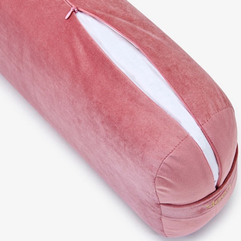 Wholesale Yoga Bolster Pillow, Soft Velvet Rectangular Meditation Cushion for Restorative Yoga