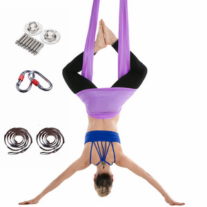 Wholesale Premium Stretch Nylon Silk Fabric Flying Yoga Hammock Aerial Yoga Swing