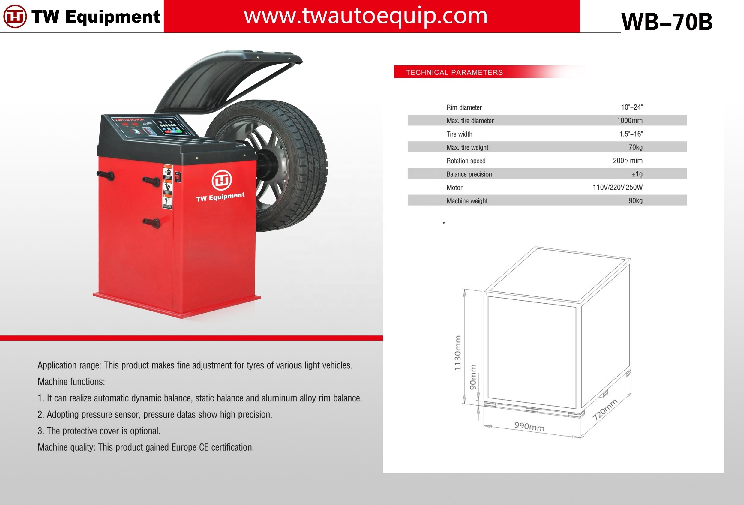 high quality and low price wheel balancer